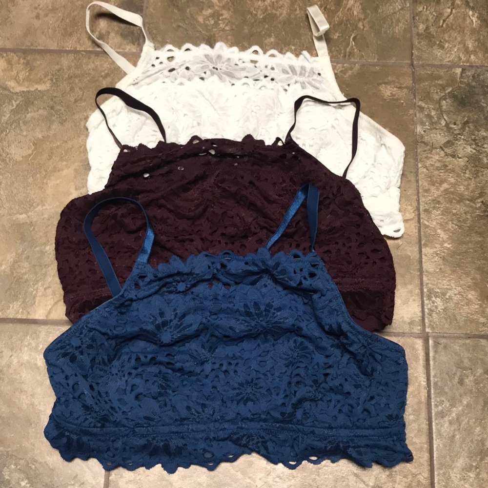 Aerie Bralettes Set of 3